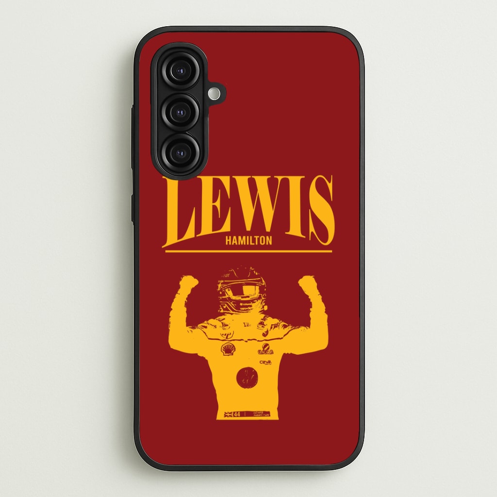 Lewis Red And Gold Galaxy A16 Case