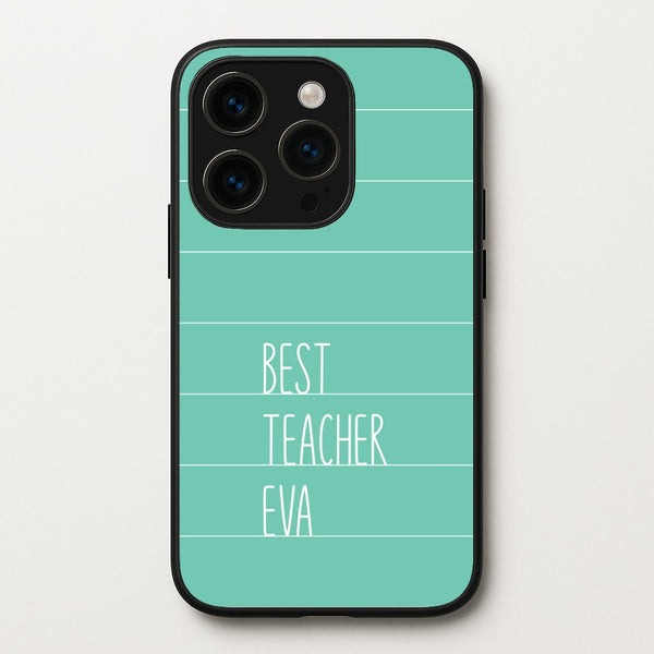Best Teacher Eva iPhone 15 Pro Case