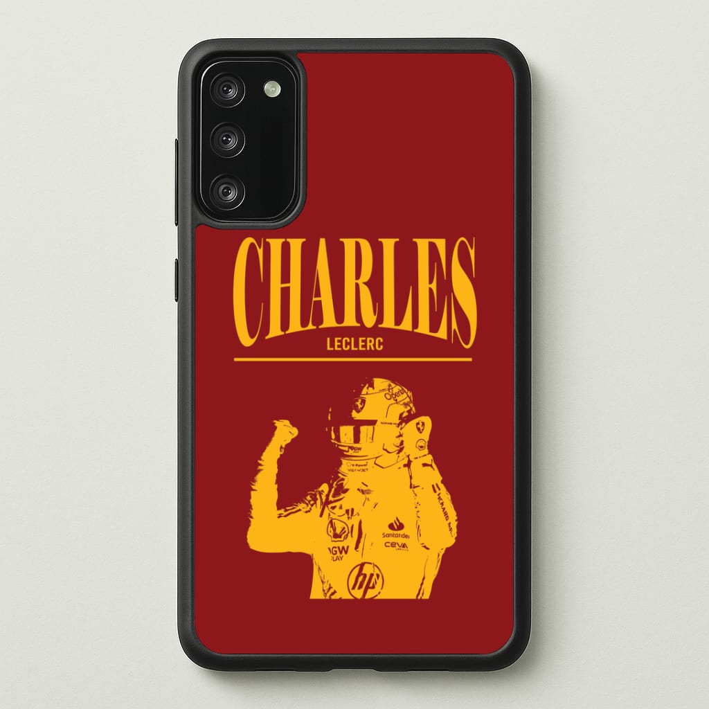 Charles Red And Gold Galaxy S20FE Case