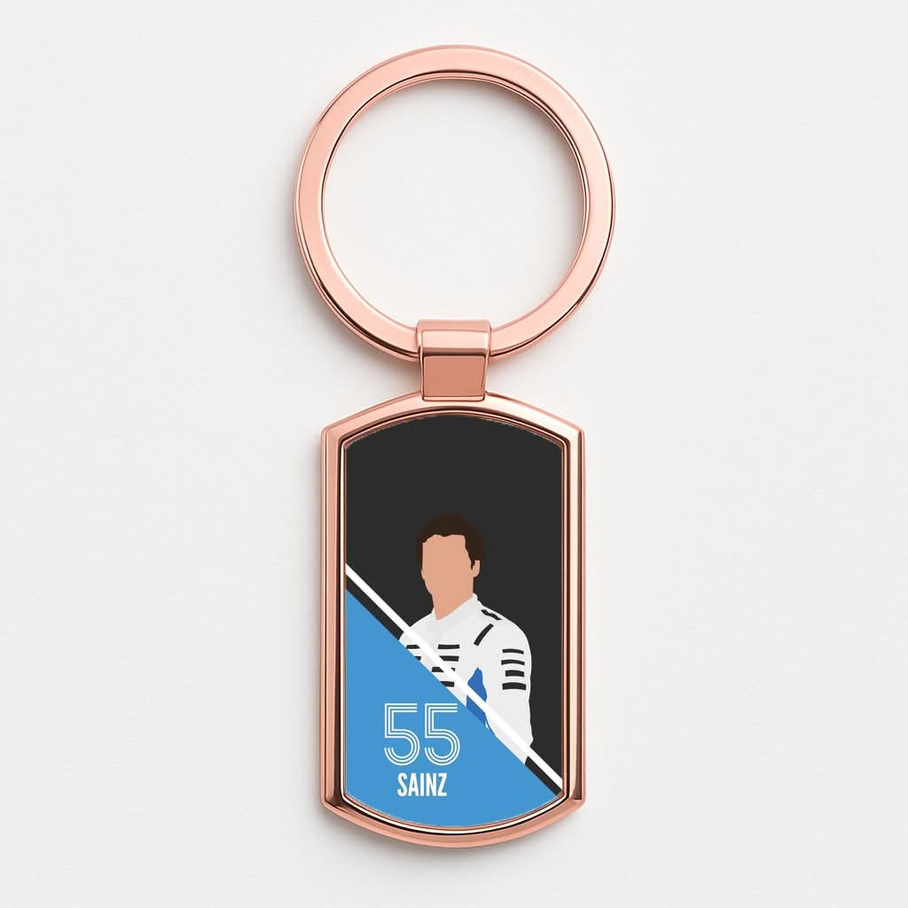 Sainz 2026 Rose Gold Keyring