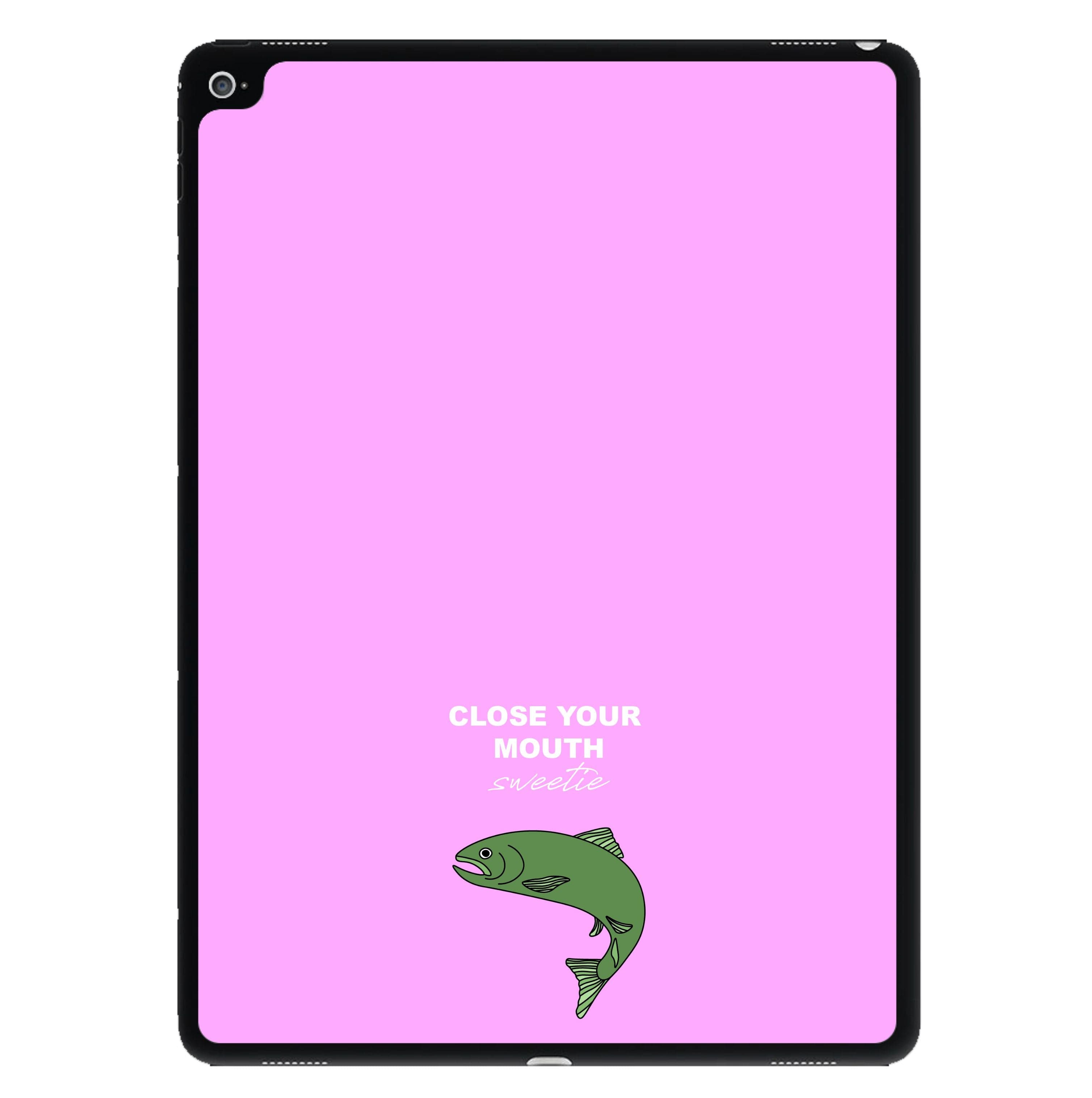 Close Your Mouth iPad Case