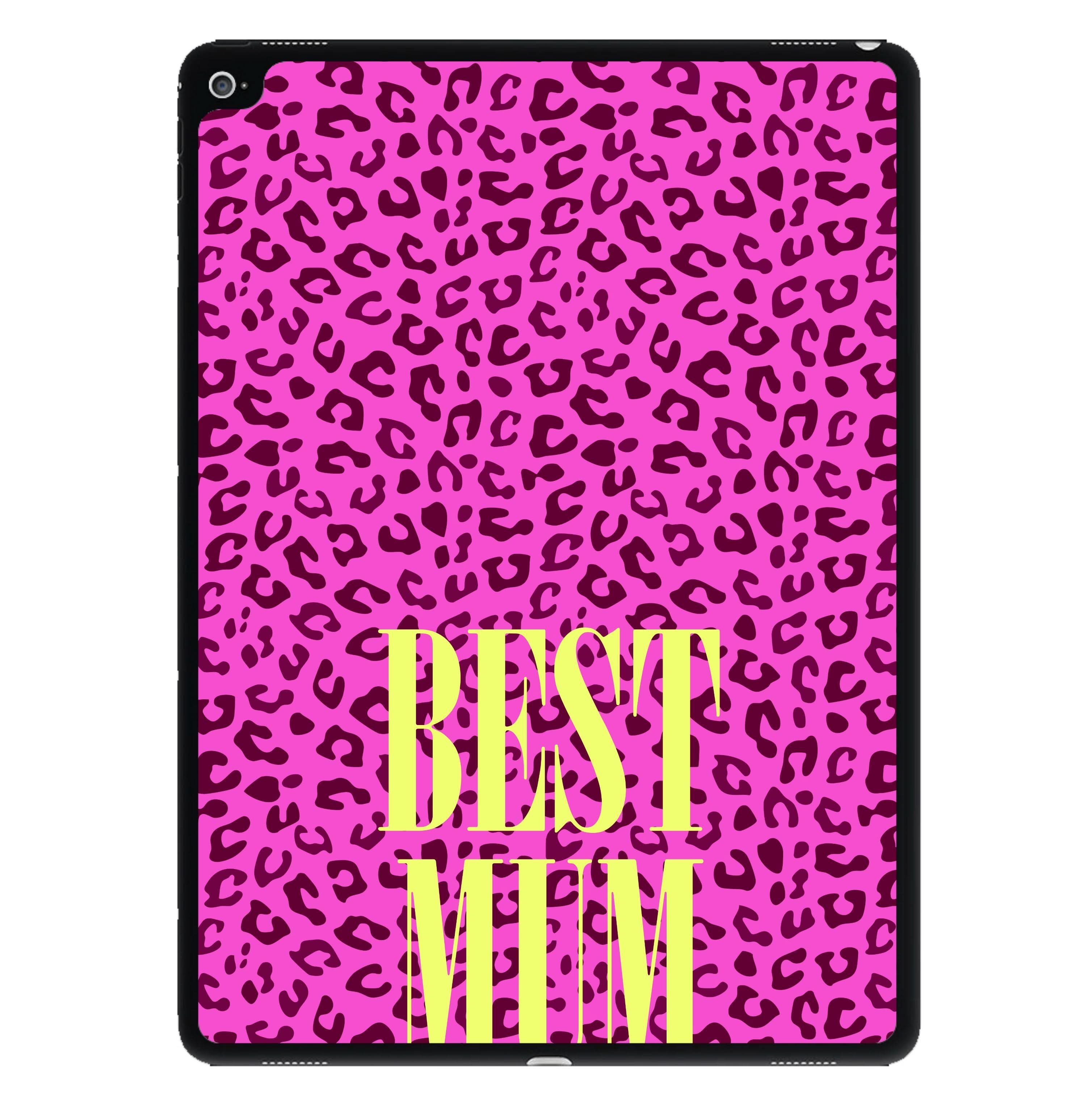 Best Mum Leopard Print iPad Case