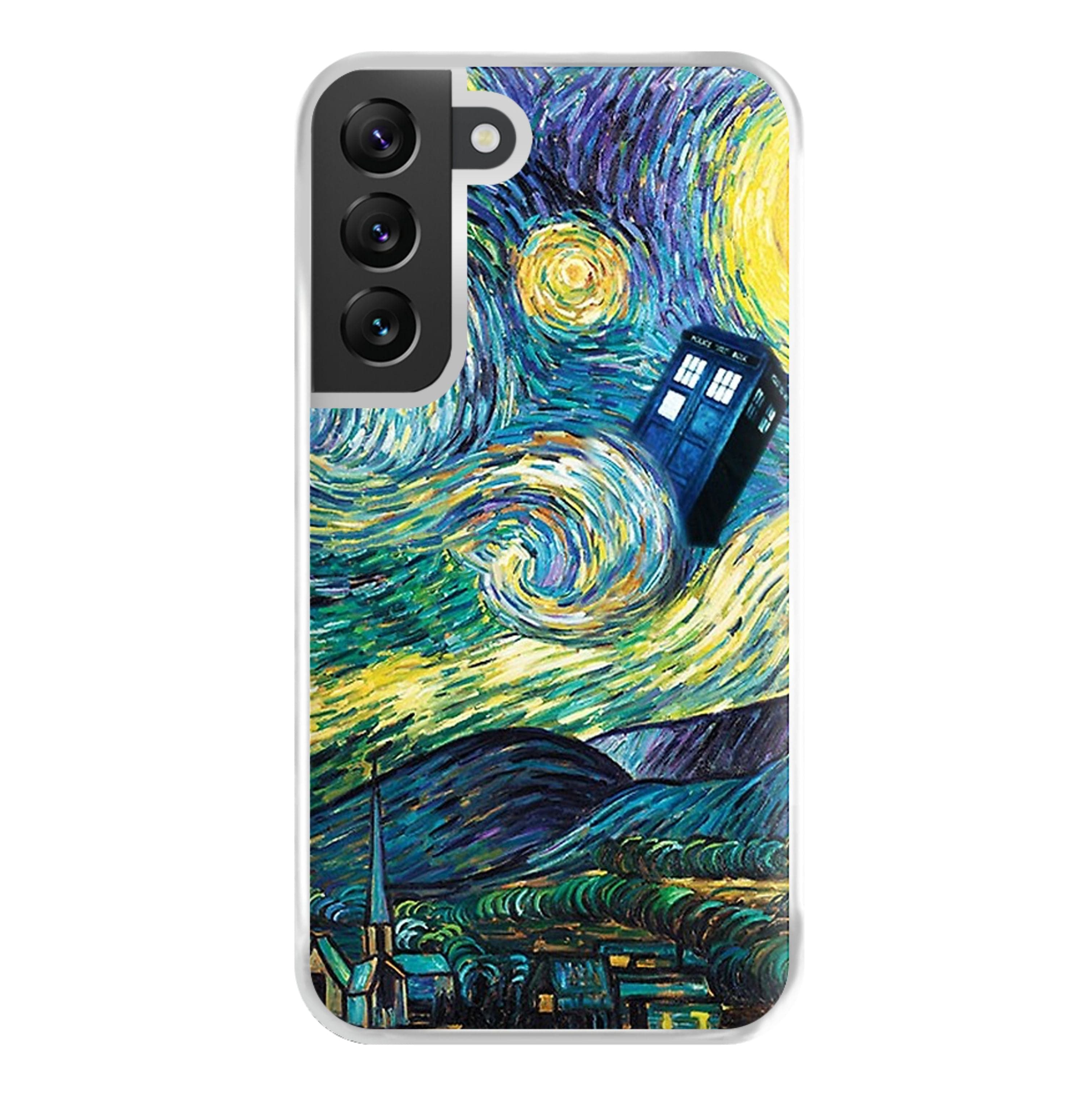 Starry Night Tardis Phone Case