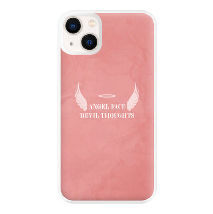 Angel Face Devil Thoughts Phone Case