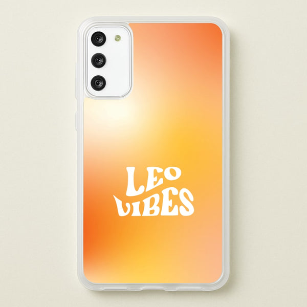 Leo Vibes Gradient Zodiac Galaxy A41 Case