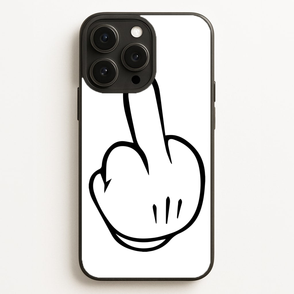 Fairytale Mouse Middle Finger Phone Case for iPhone, Samsung Galaxy and Google Pixel