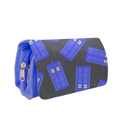 Tardis Pattern Pencil Case