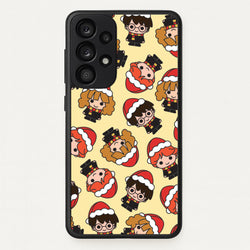 Wizards With Christmas Hats Pattern Galaxy A33 Case