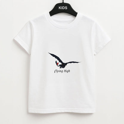 Dragon Flying High Kids Unisex T-Shirt