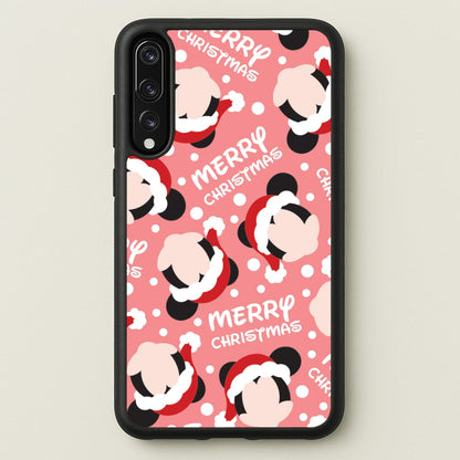Merry Christmas Cartoon Mouse Pattern Huawei P20 Pro Case
