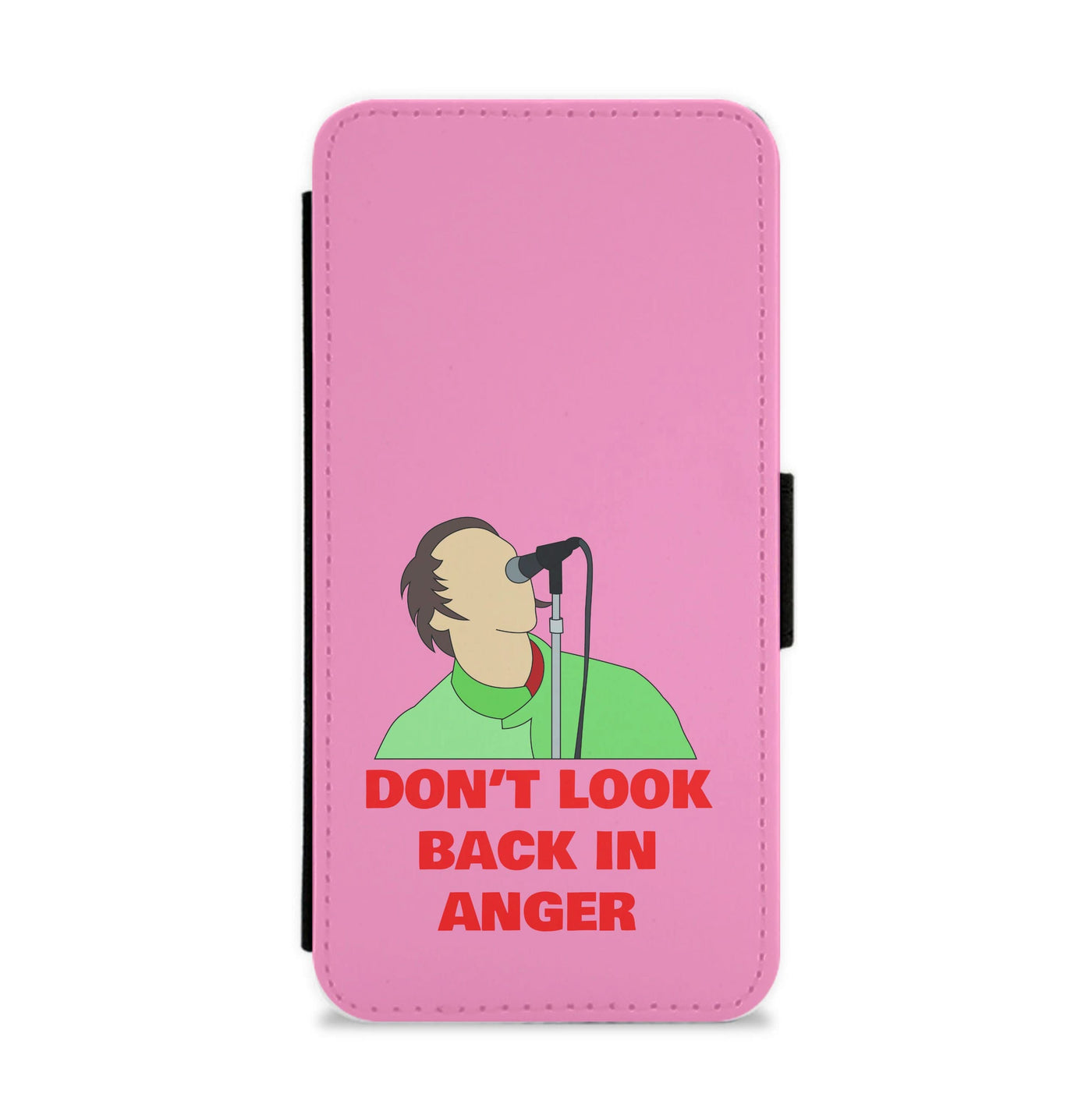 Don't Look Back In Anger Flip / Wallet Phone Case