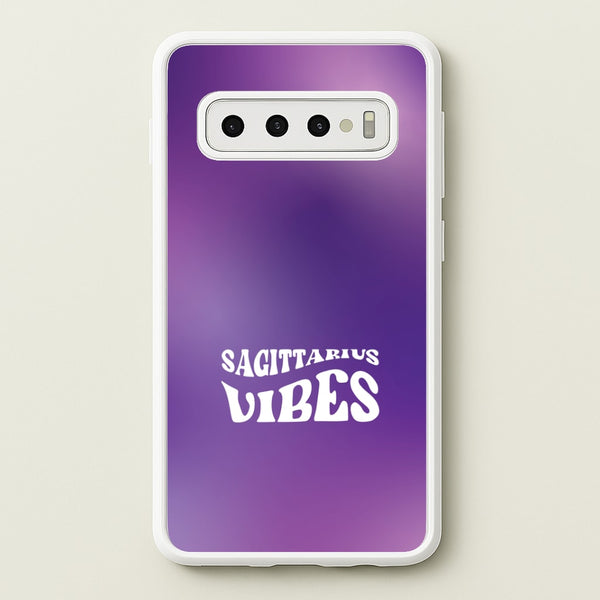 Sagittarius Vibes Gradient Zodiac Galaxy S10 Case