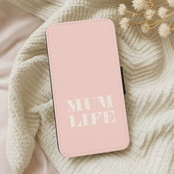 Mum Life Leather Phone Case