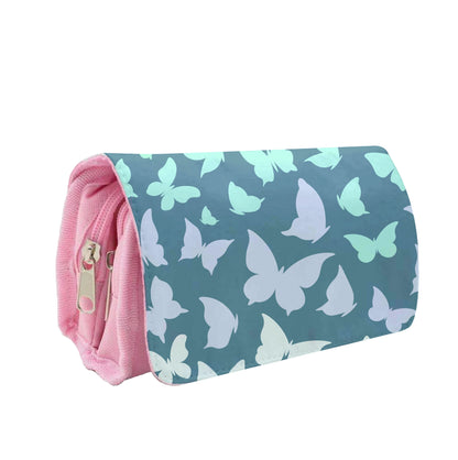 Blue Gradient Butterfly - Butterfly Patterns Pencil Case