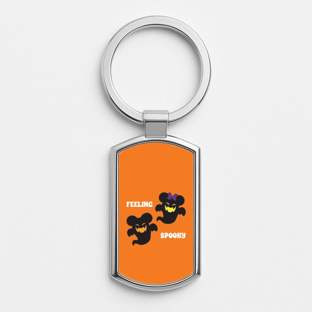 Feeling Spooky Mouse Ghosts Luxury Keyring