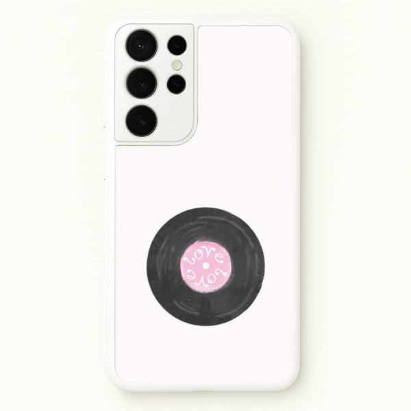 Love Vinyl Galaxy S21 Ultra Case
