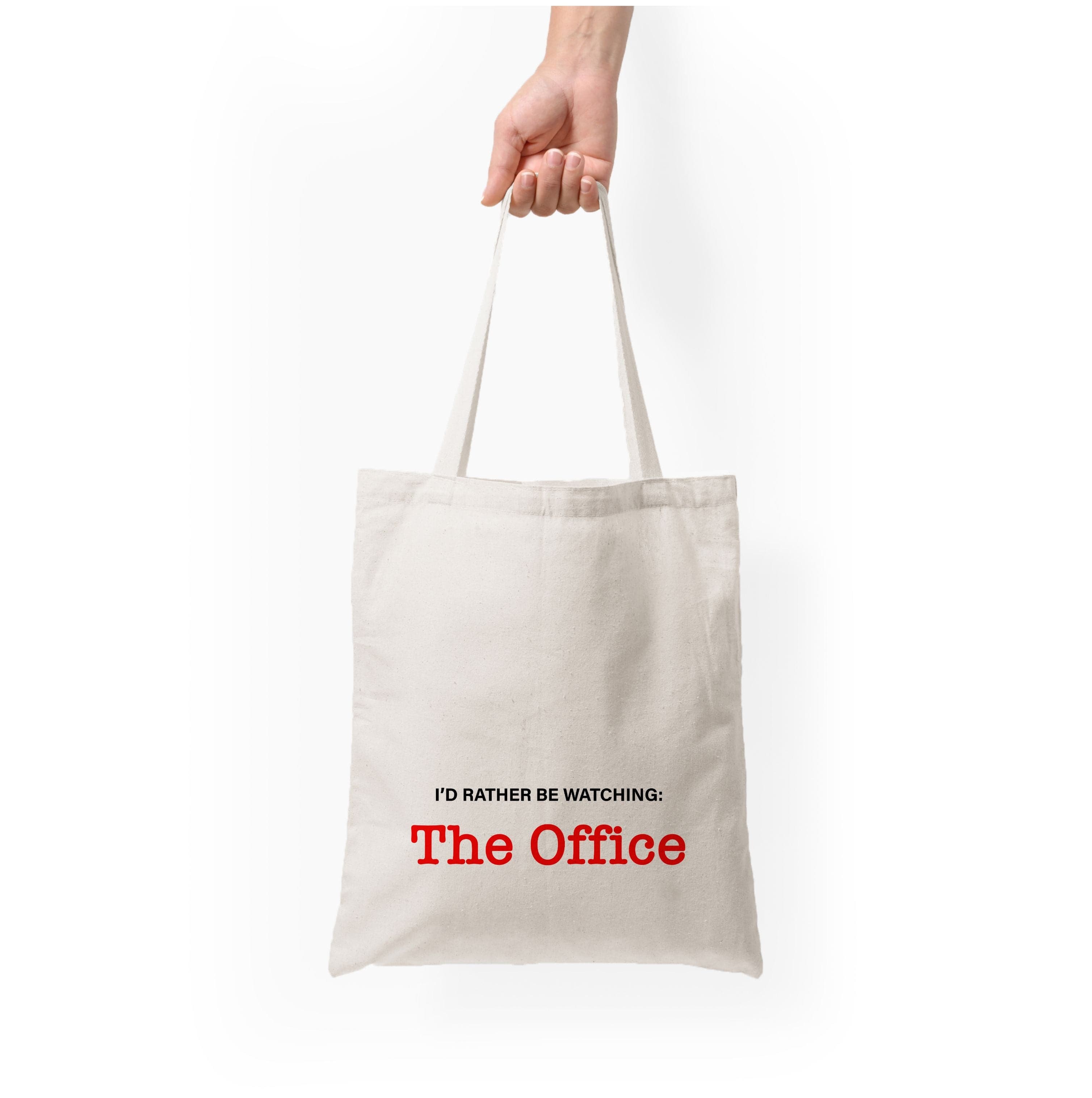 I'd Rather Be Watching The Office Tote Bag