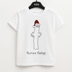 Festive Feeling Wiggly Moom Kids Unisex T-Shirt