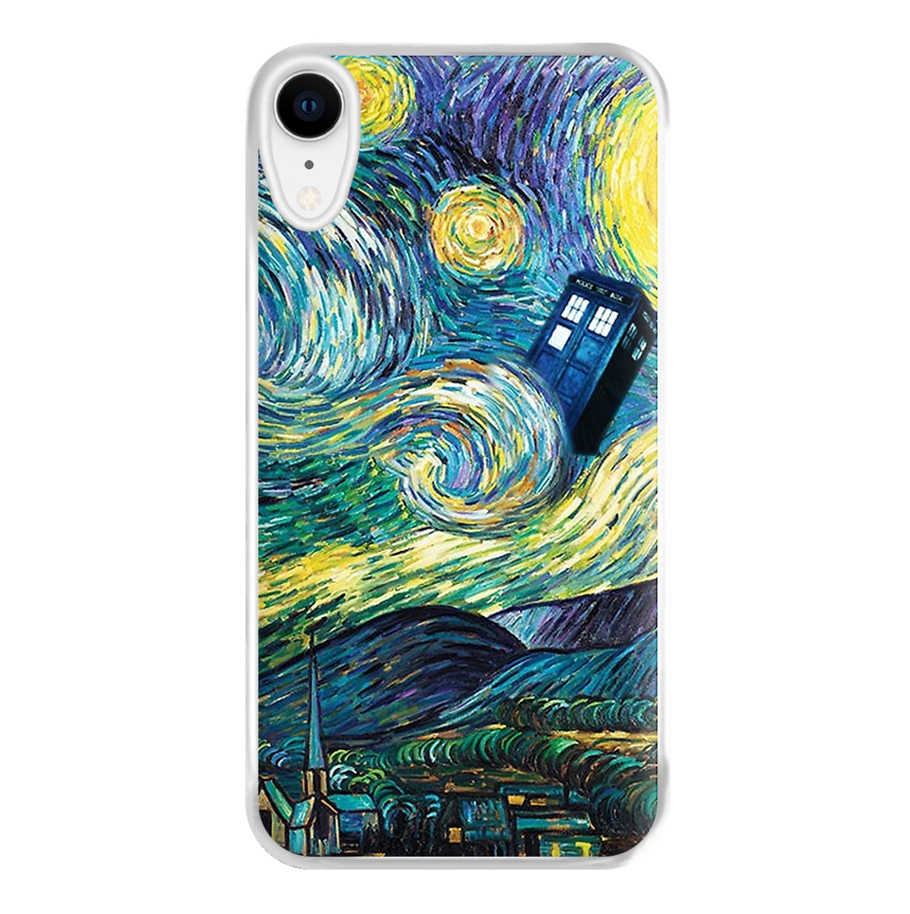 Starry Night Tardis Phone Case