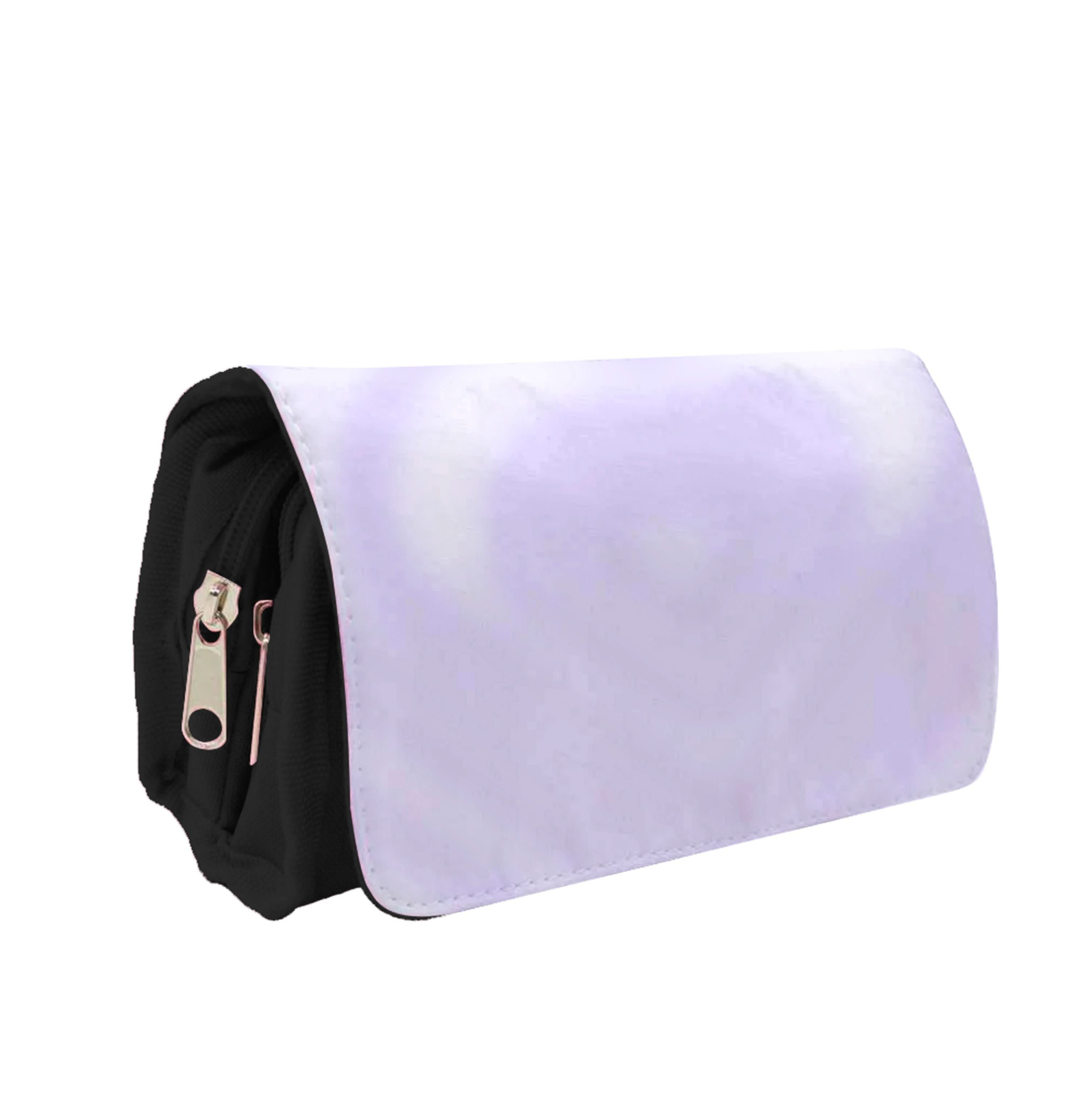 Drippy Love Heart Purple Pencil Case