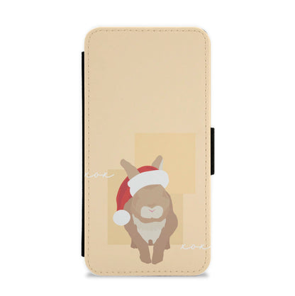 Rabbit Christmas Ears Flip / Wallet Phone Case