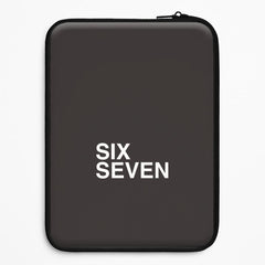 6 7 Black Laptop Sleeve