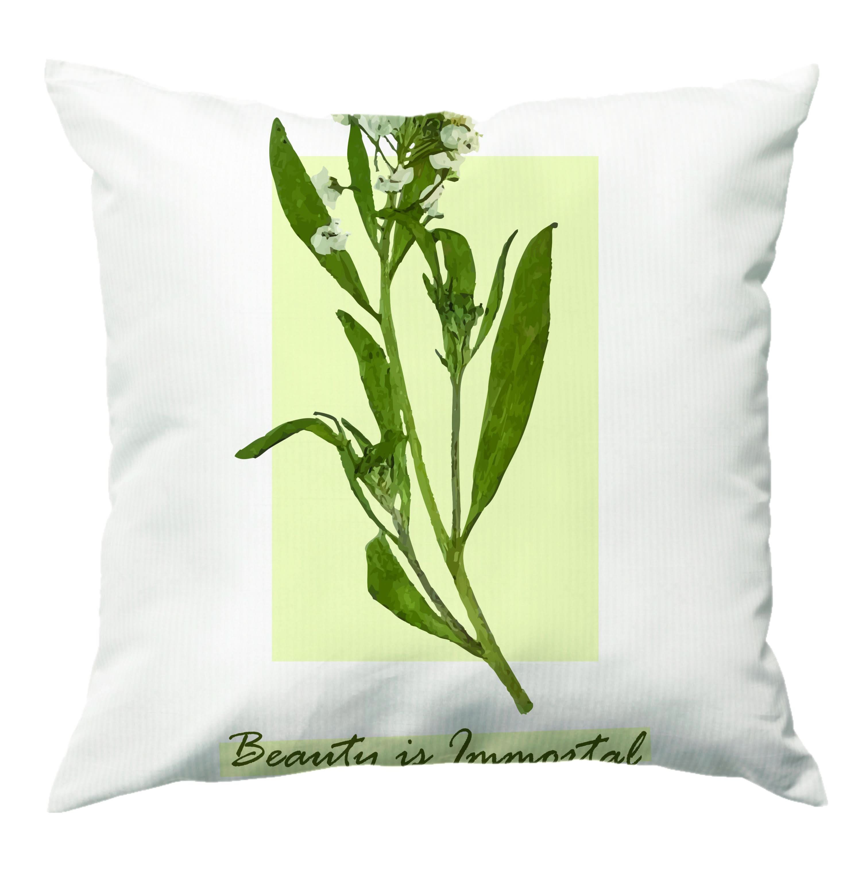 Beauty Is Immortal Press Flower Cushion
