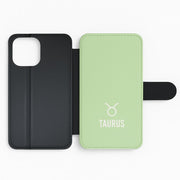 Taurus Pastel Zodiac Flip / Wallet Phone Case 2