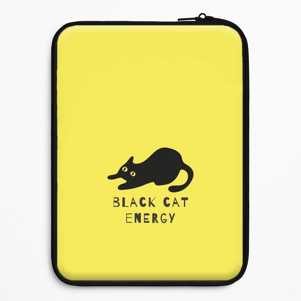 Black Cat Energy Universal Laptop Sleeve