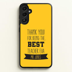 Thank You For Being The Best Teacher Galaxy A34 Case