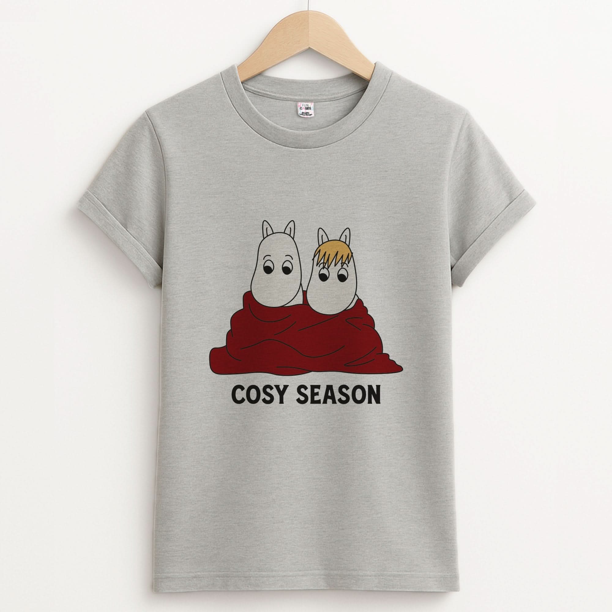 Cozy Season Trolls Unisex Grey T-Shirt