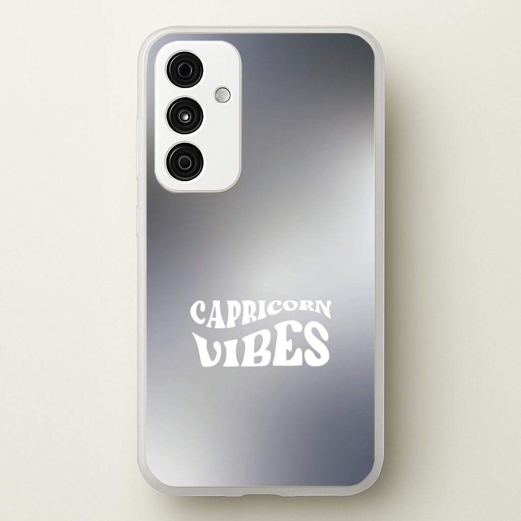 Capricorn Vibes Gradient Zodiac Galaxy A55 Case