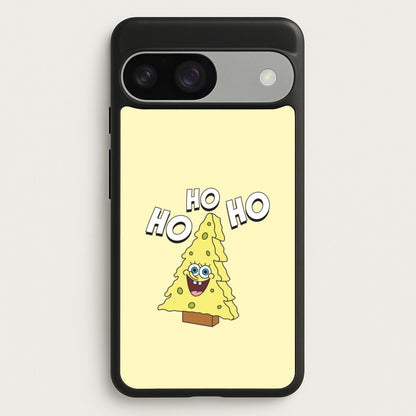 Christmas Tree Cartoon Sponge Google Pixel 9 / 9 Pro Case