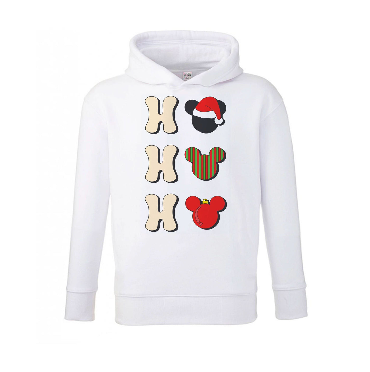 Ho Ho Ho Mickey Kids Hoodie