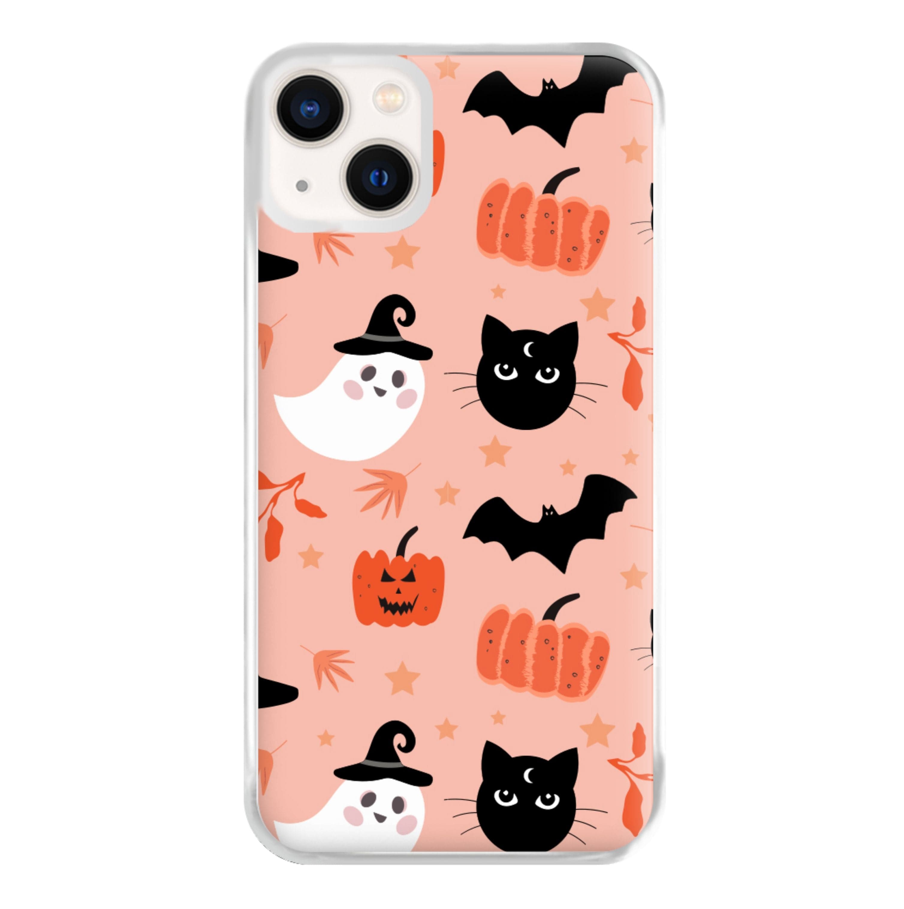 Pretty Pink Halloween Pattern Phone Case