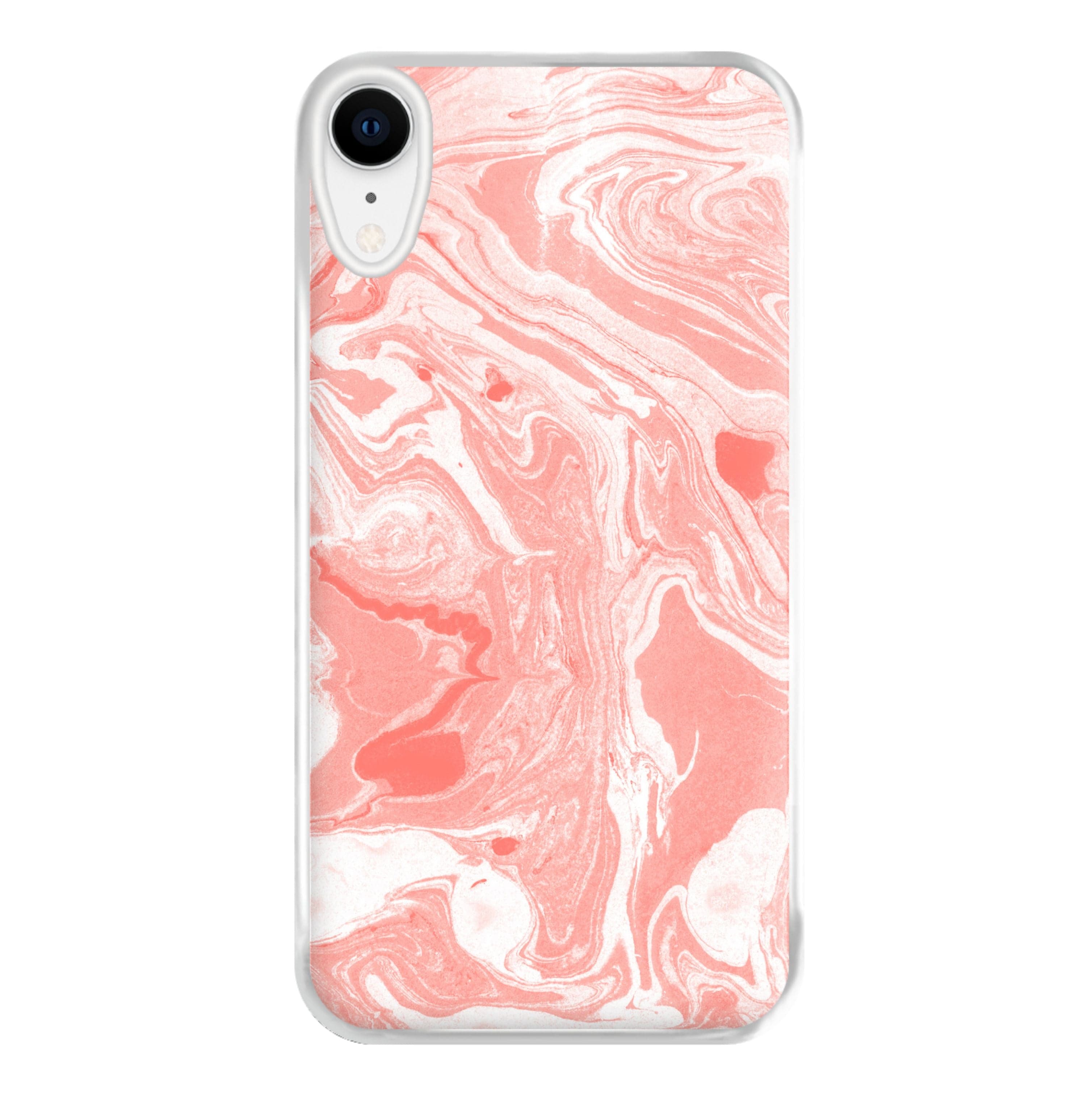 Pink Swirly Marble Phone Case