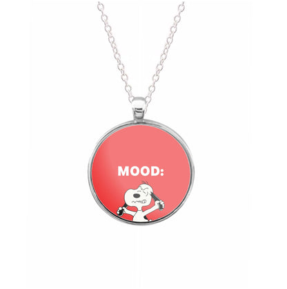 Mood Cartoon Beagle  Necklace