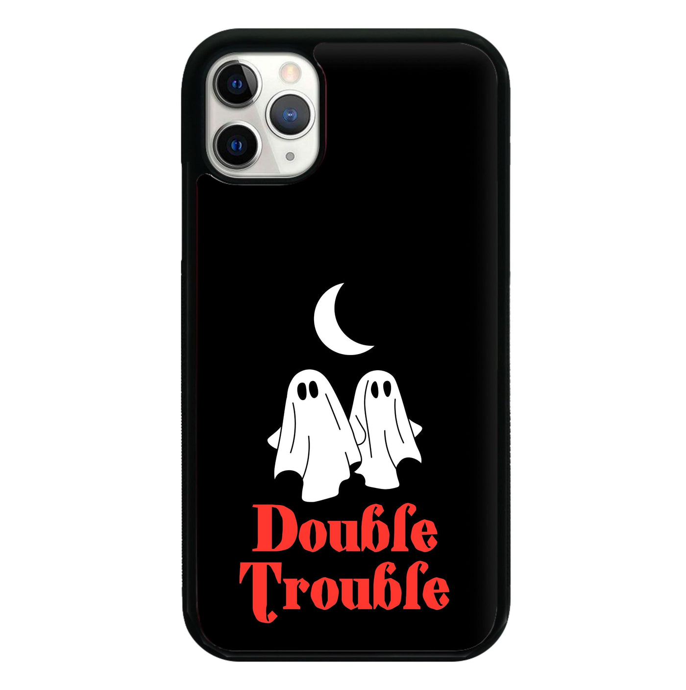 Double Trouble Black Phone Case