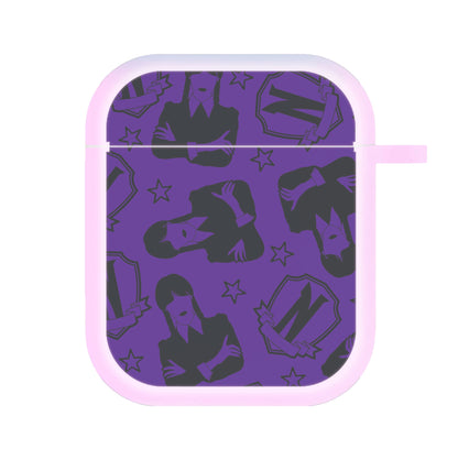 Wednesday Pattern AirPods Case