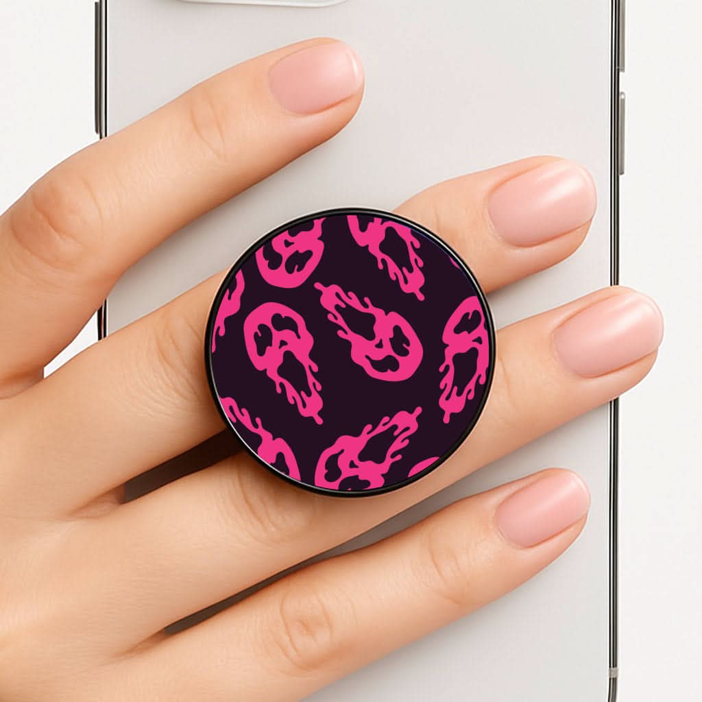 Trippy Ghost Face Pattern FunGrip