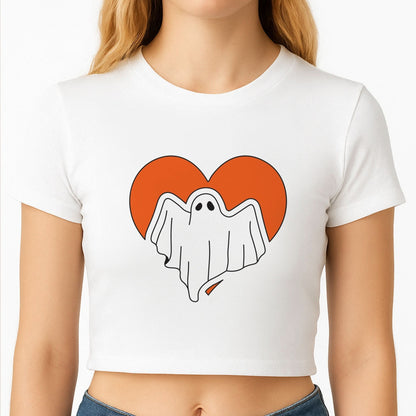 Ghost Heart  Crop Top