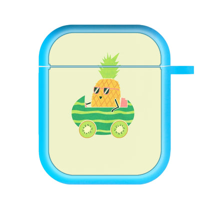 Summer Drive Pineapple AirPods Case