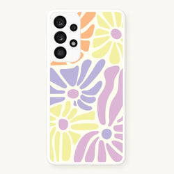 Pastel Abstract Flowers Galaxy A33 Case