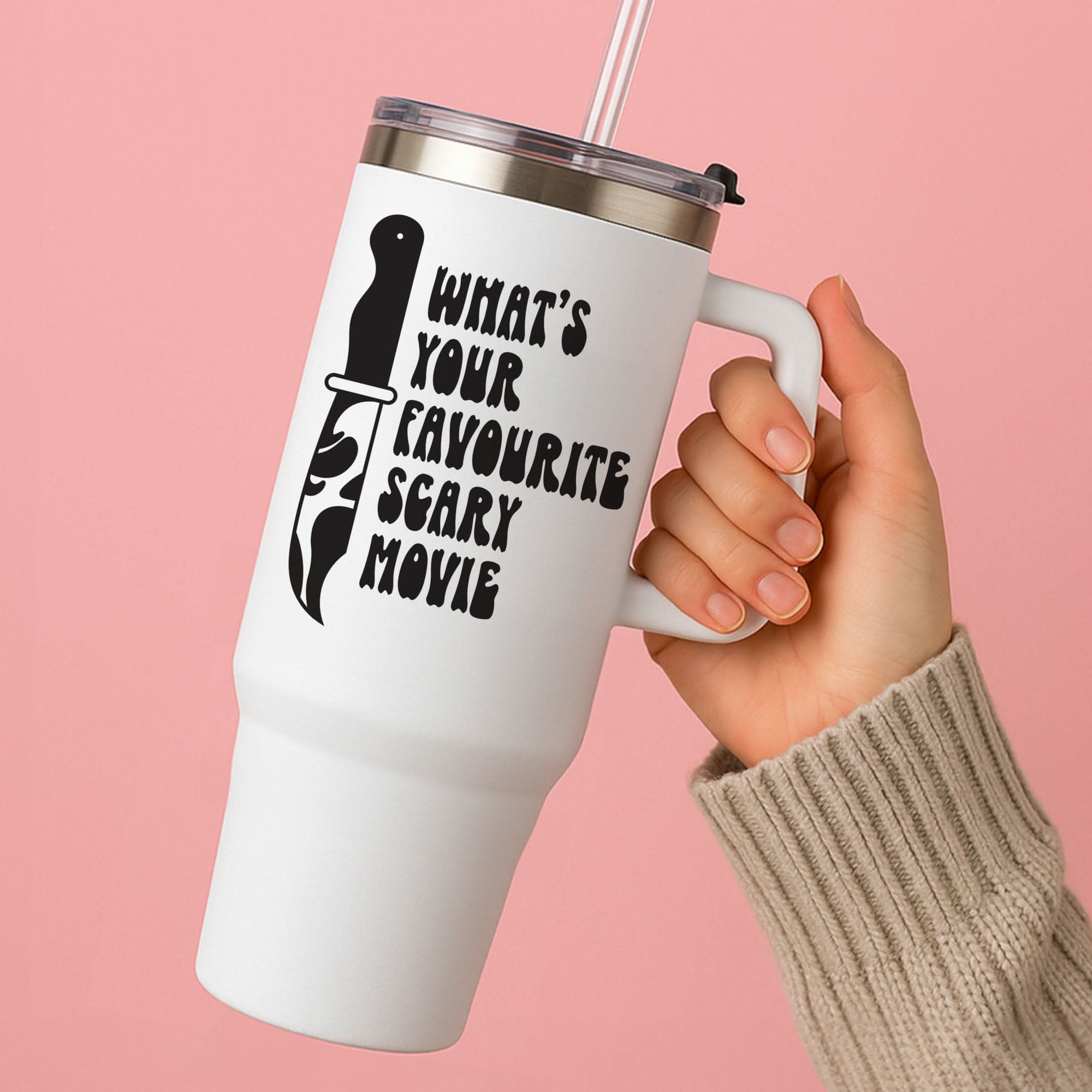 What's Your Favourite Scary Movie Trippy Tumbler