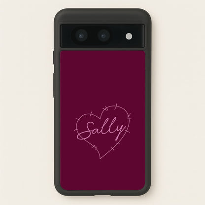Stitched Heart Sally Google Pixel 8a Case