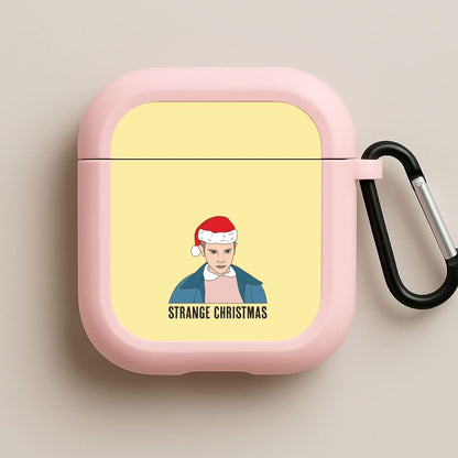 Strange Christmas  Pink AirPods Case