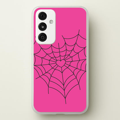 Spiderweb Hearts II Galaxy A55 Case