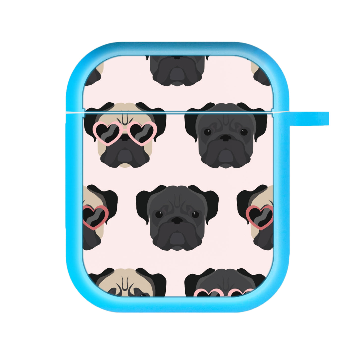 Sunny Pug Life - Dog Pattern AirPods Case