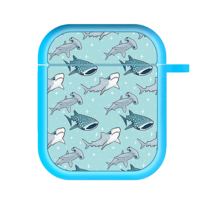 Shark Pattern AirPods Case