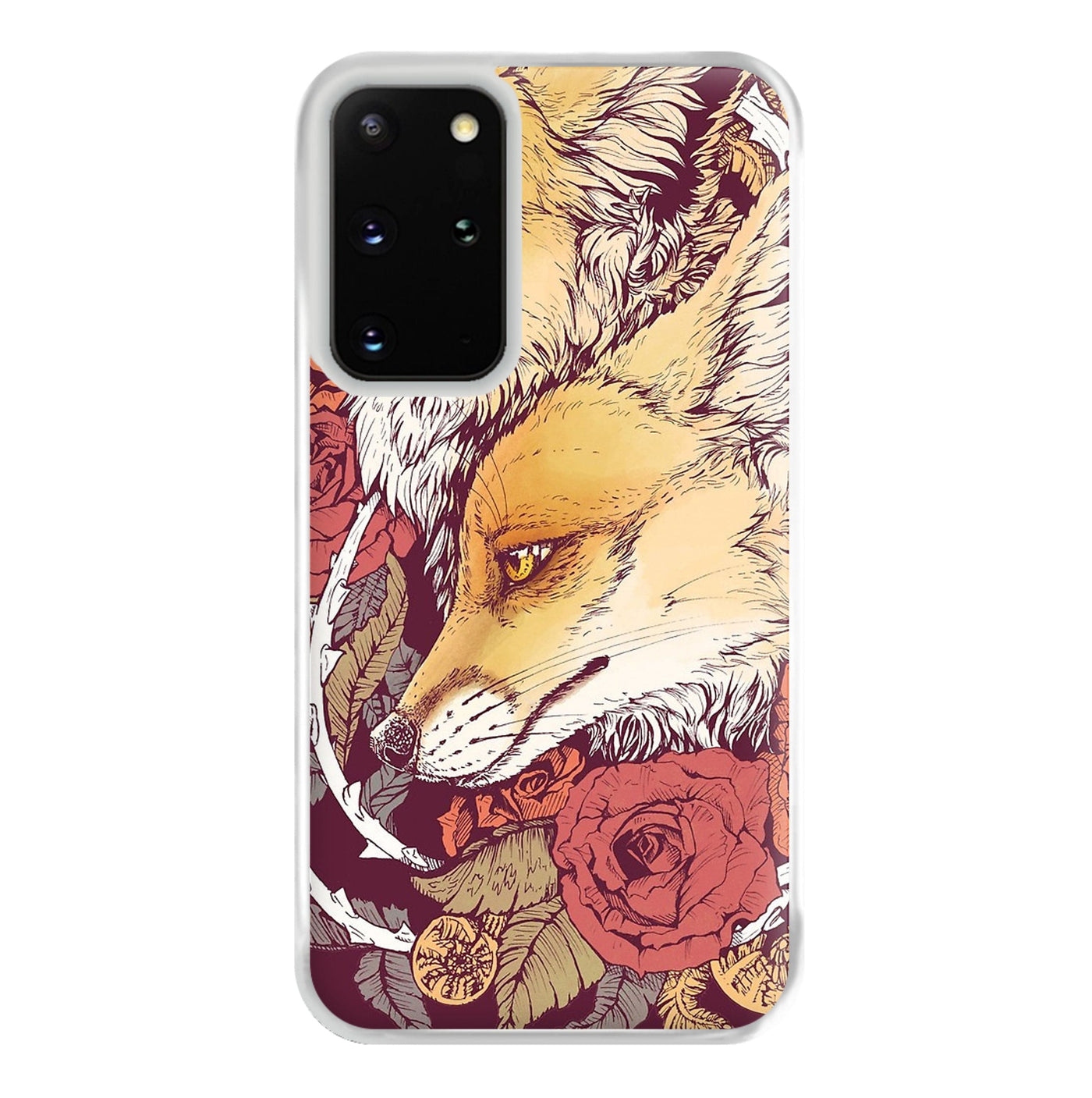 Red Fox Bloom Phone Case